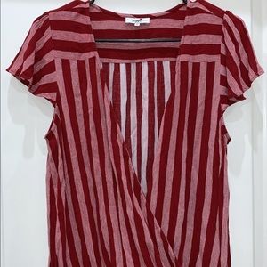 Casual cross over top